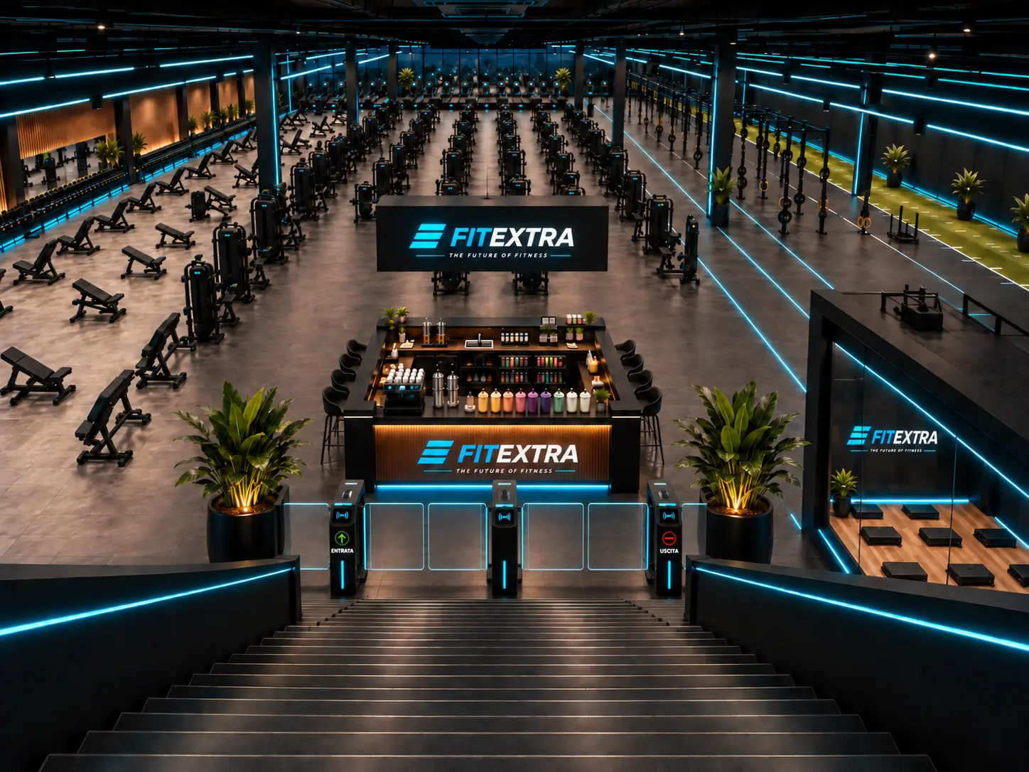 Fitness Bar stile americano